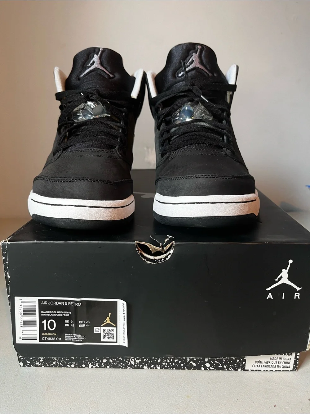 2021 Air Jordan 5 Retro Oreo Black/White